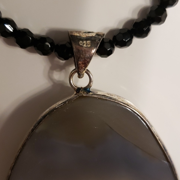 Genuine druzy quartz necklace - Picture 5 of 6